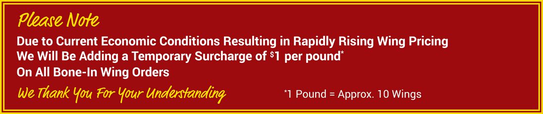 Temporary Wings Surcharge $1
